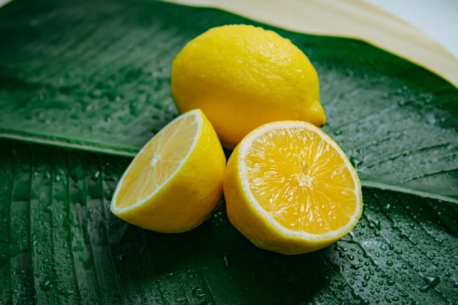 Ilustrasi air perasan lemon segar untuk mendapatkan khasiat lemon untuk detoksifikasi tubuh