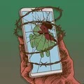 Ilustrasi ancaman siber dari aplikasi berbahaya pencuri data di smartphone