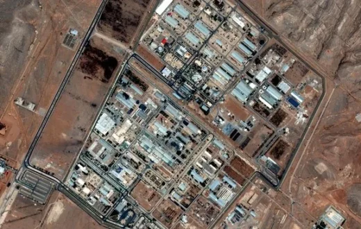 Ilustrasi teknis proses pengayaan uranium untuk energi nuklir