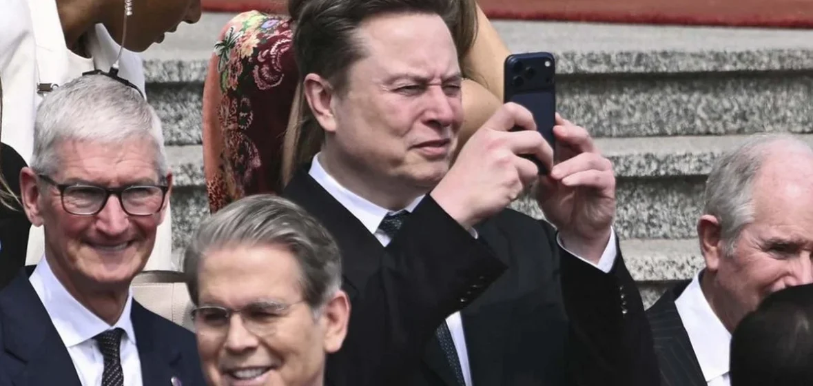 Momen unik Elon Musk di China saat mendampingi kunjungan kerja Donald Trump
