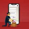Ilustrasi ancaman siber dari aplikasi berbahaya pencuri data di smartphone